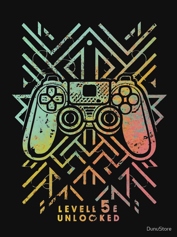 A Gaming controller with geometric shapes by DunuStore