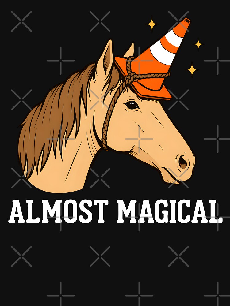 Almost Magical Horse Traffic Cone by bajsanti
