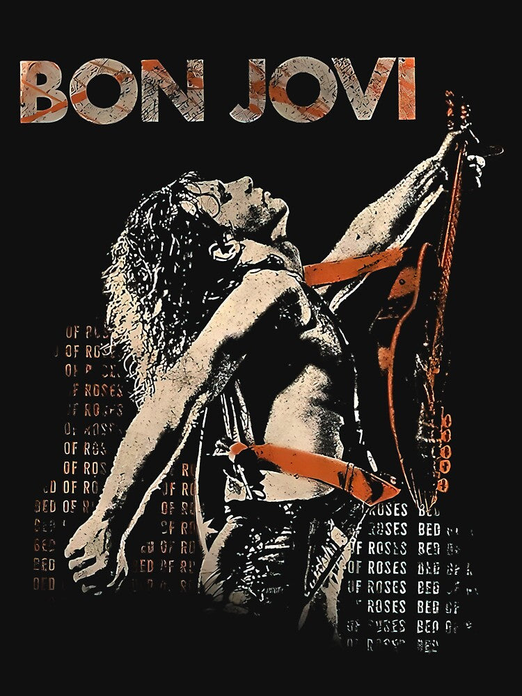 Bon Jovi bed of roses vintage by Vanthuandesign