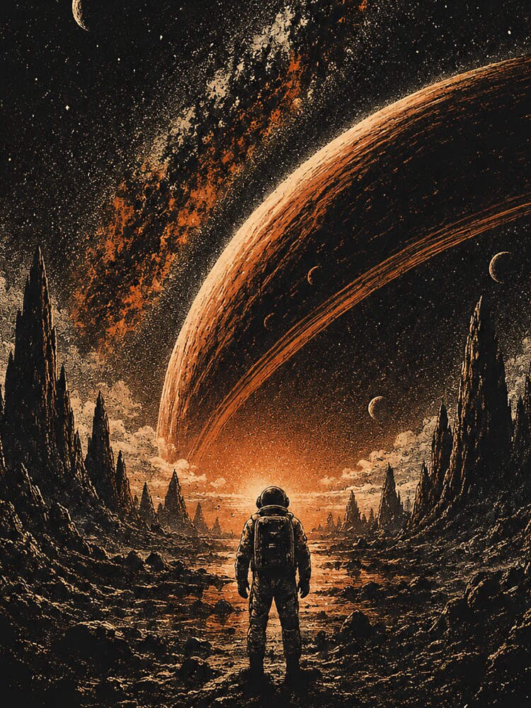 Retro Cosmic Explorer by Houldi