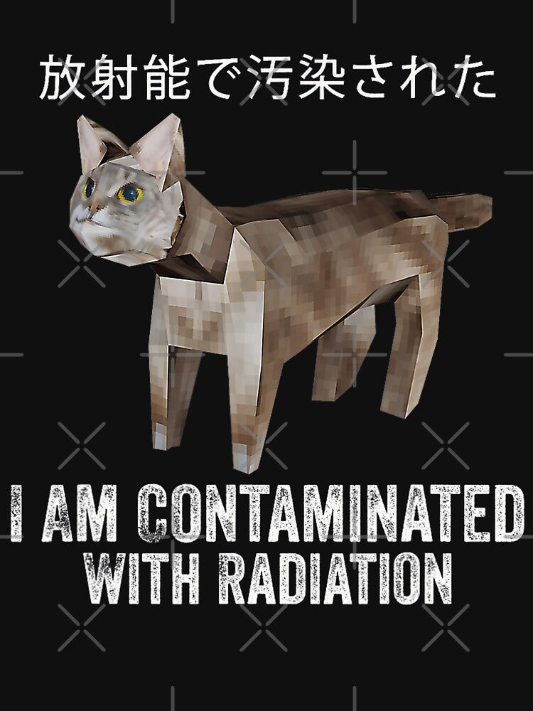 I Am Contaminated With Radiation Japanese Cat Meme Funny by DreamyNature