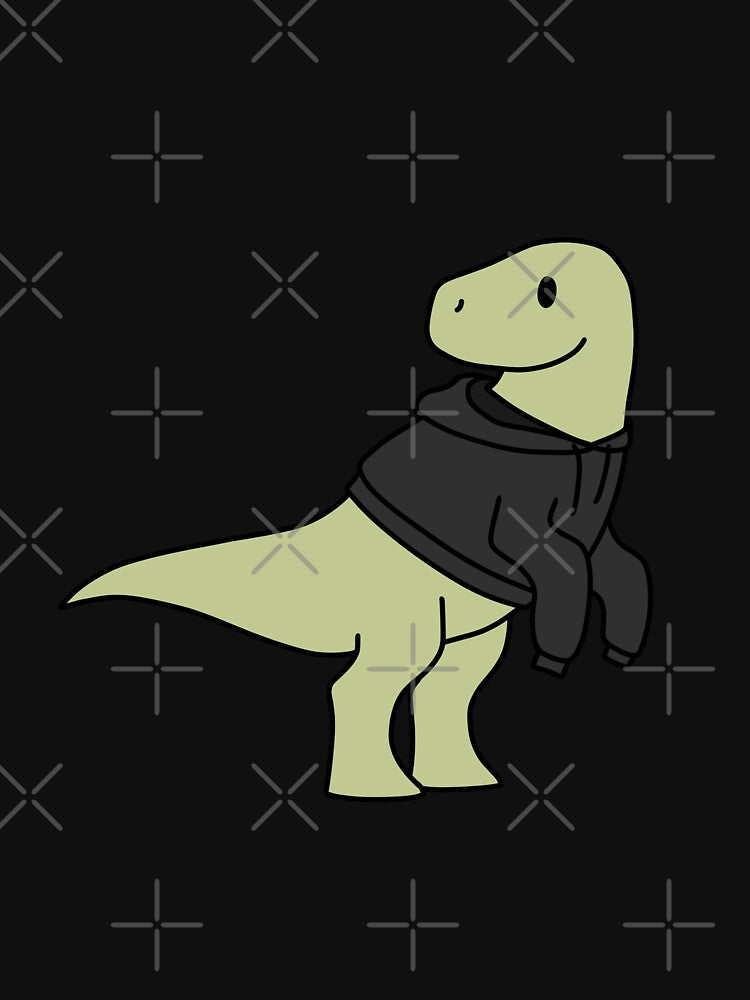 T-rex in a Hoodie by EmerestArt