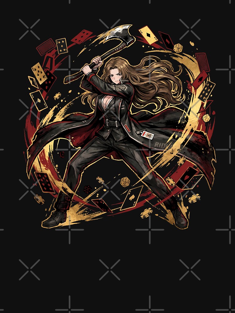 Limbus Company Rodion Gamble Anime Gaming Graphic Tee by Senpaiwaves