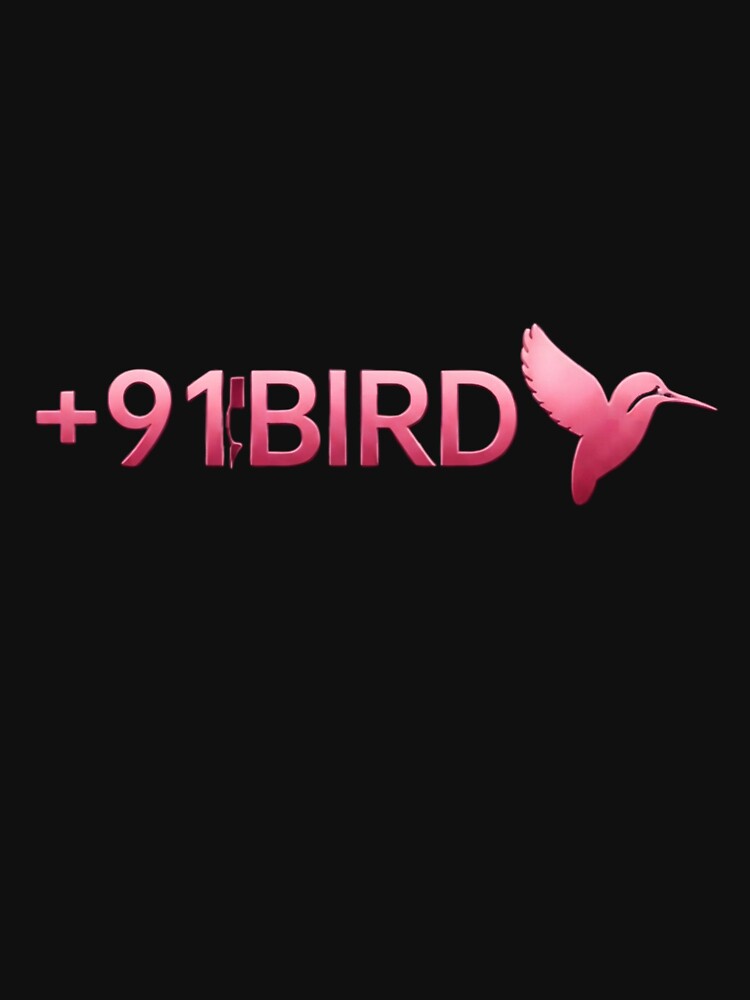 +91BIRD First Logo (Sunset Pink) by Plus91BIRD