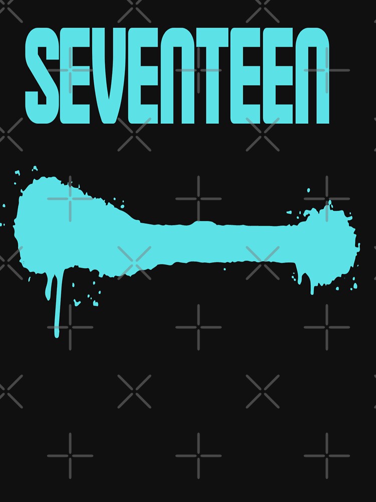 S e v e n t e e n  blue minimalist by niconics
