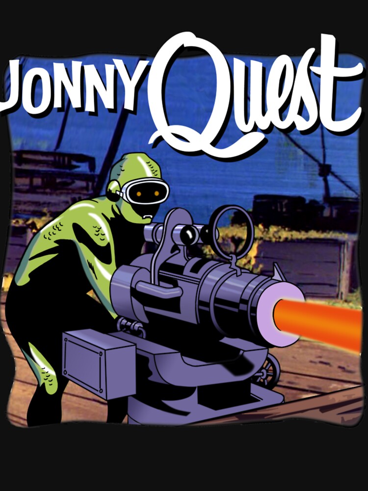 Orginal Jonny Quest 60s Cartoon Lizard Men by alaeybis7
