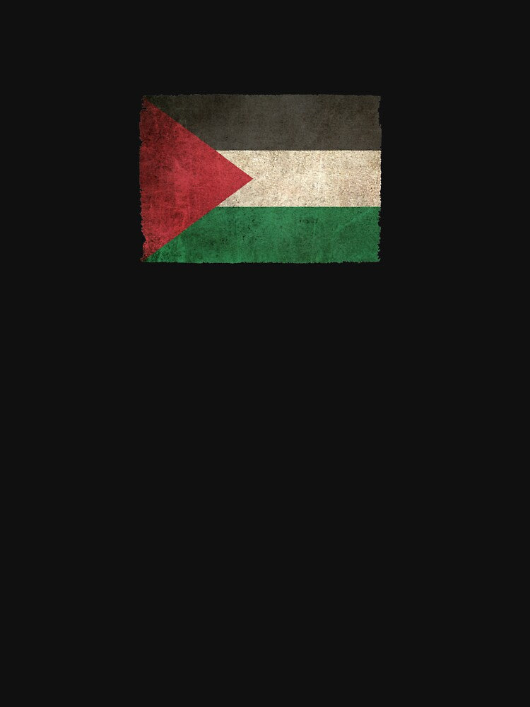 Old and Worn Distressed Vintage Flag of Palestine by JeffBartels