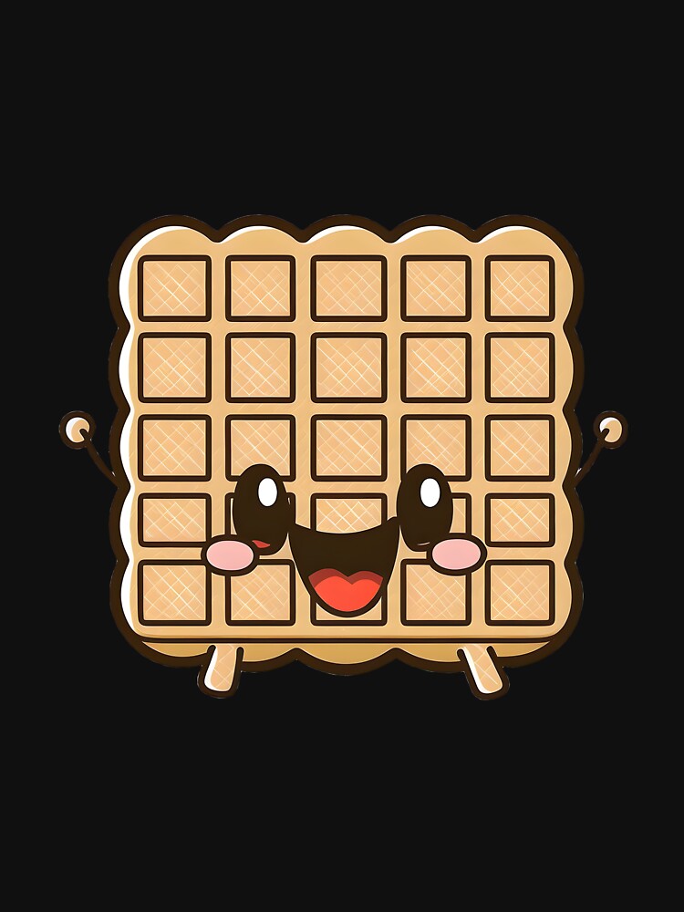 kawaii cute waffle by R.L cases and stickers