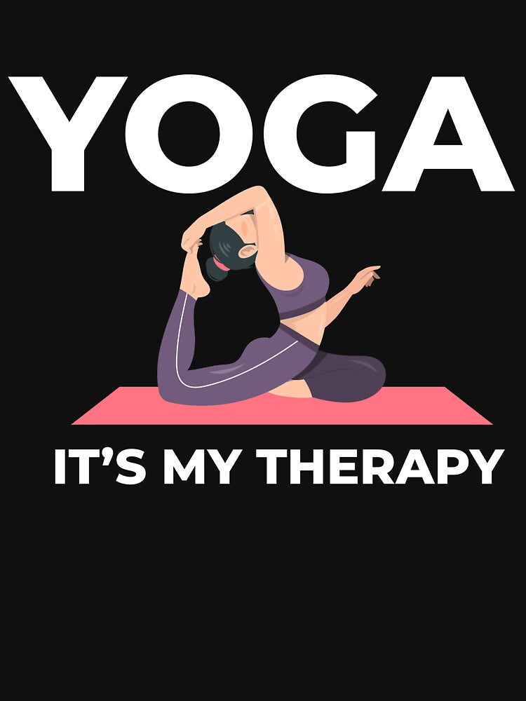 Yoga it's my therapy nidra postures with adriene for women's by ROOFY-HK
