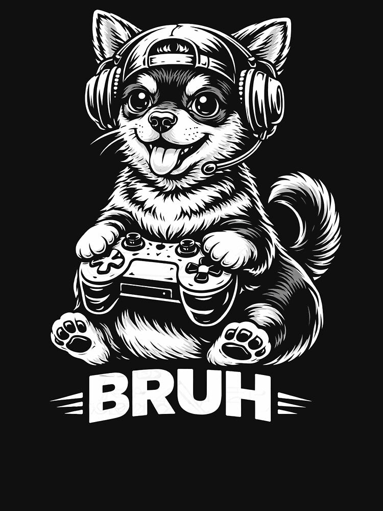 Funny Gamer Chihuahua Gaming Meme by Kladhadredo