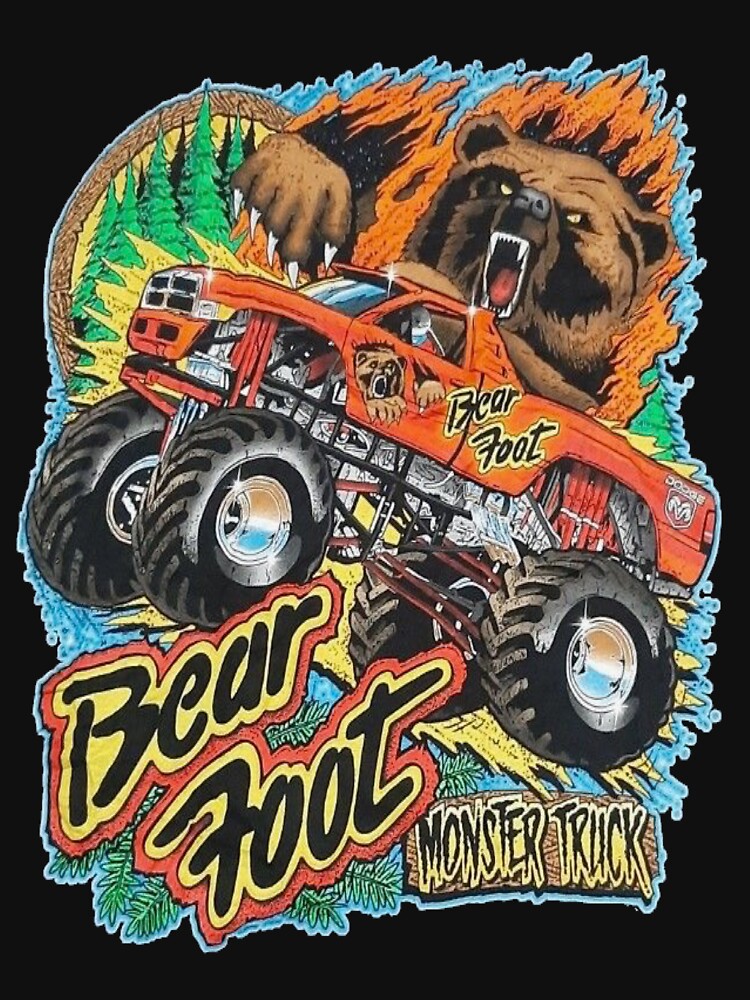 Vintage Bear Foot Monster Truck by miketex91