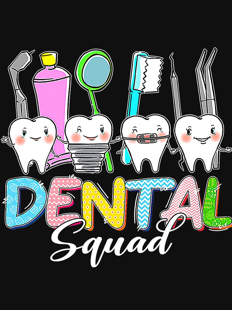 Funny Teeth Dental Squad Dentist Happy Easter Day by AtmanJosef