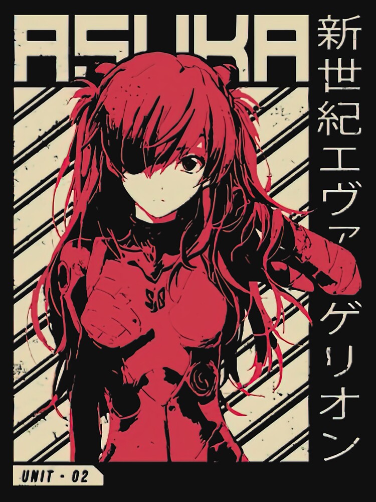 Asuka Evangelion - Asuka Poster  Anime by CaliforniaStore