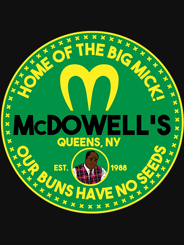 80s Movies T-ShirtMcDowells logo by LarSallen