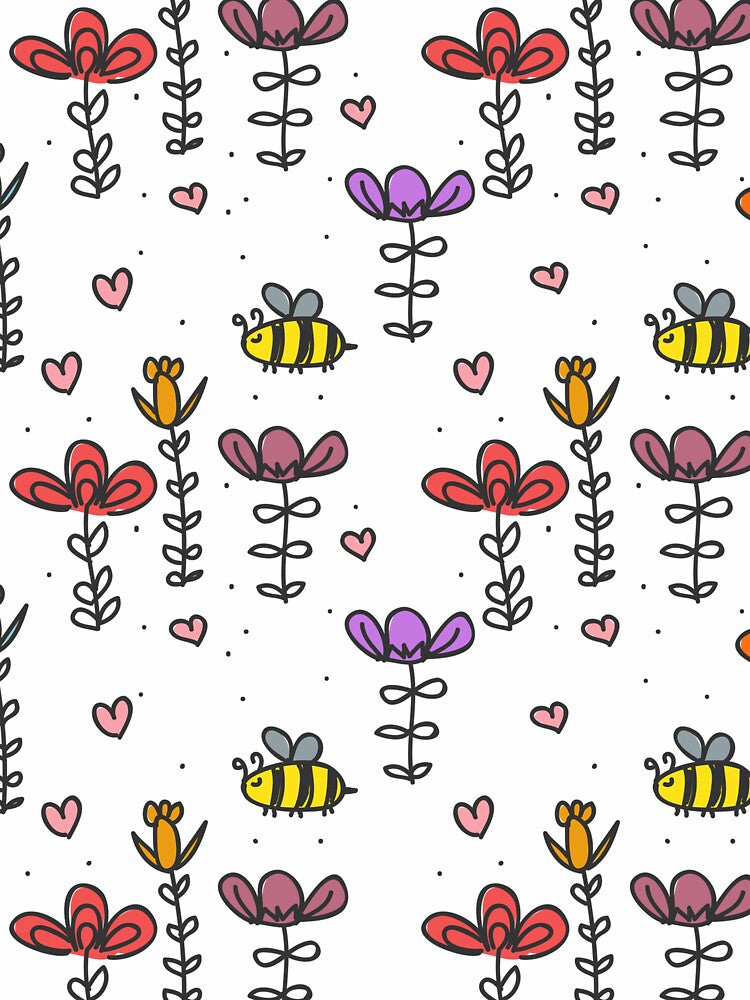 bee flower by zaher97