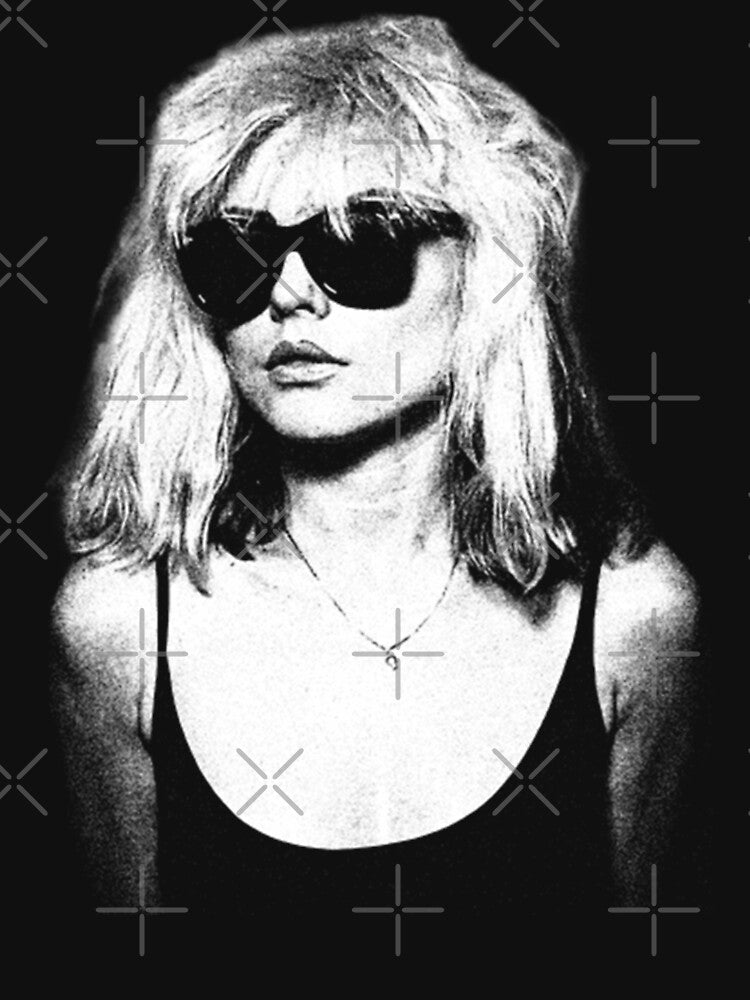 Debbie Harry Blondie Black and White Sunglasses Portrait by CasePhonedesign