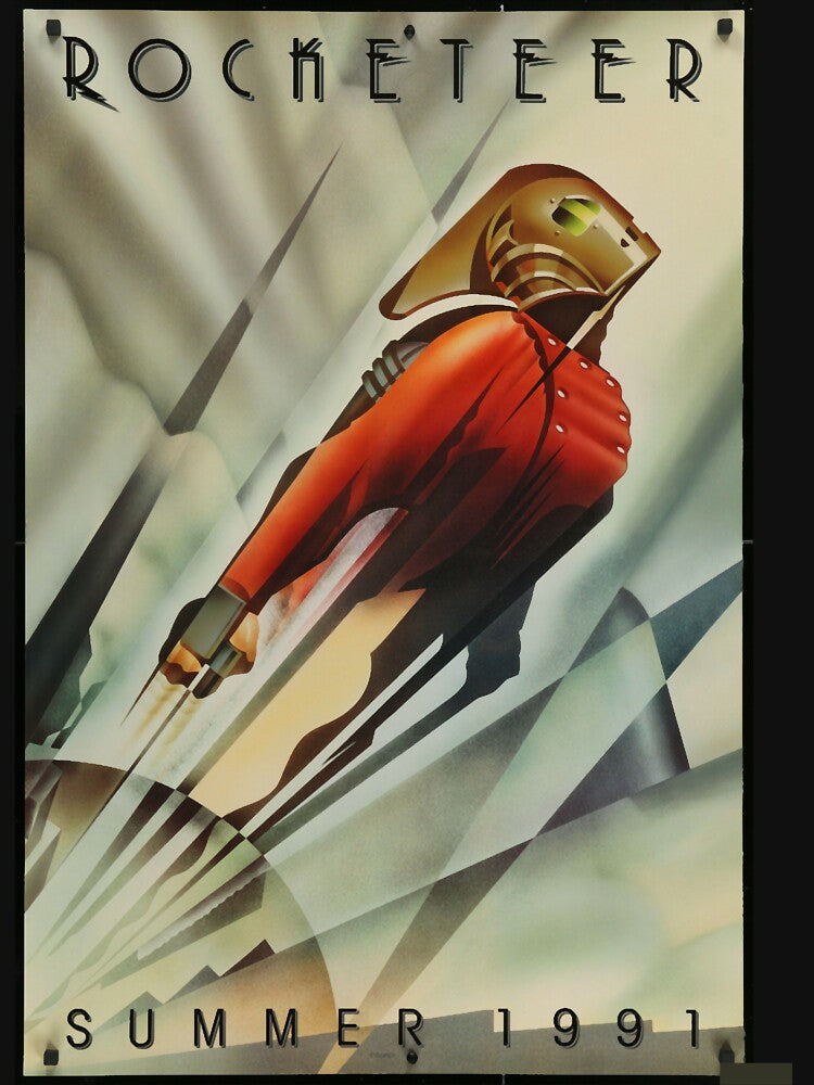 Rocketeer Movie Poster Shirt Art Deco by DeeCrona