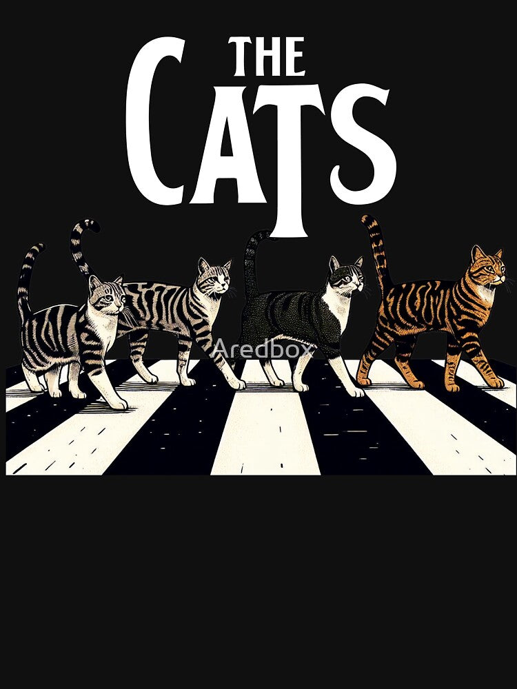 The Cats – Abbey Road Parody Design by Aredbox