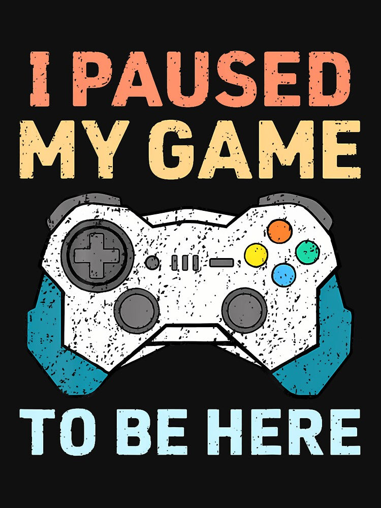 I Paused My Game To Be Here Gamer Gaming Controller by scottsurswab