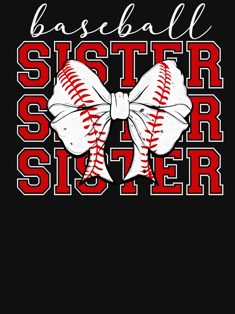 Baseball Sister Vintage by krystalRomanart