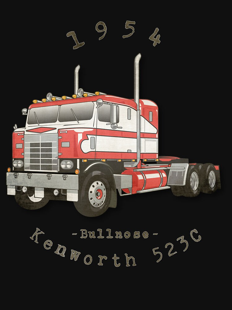 1954 Kenworth 523C Bullnose Classic Cabover Truck by Wide Turn Gang