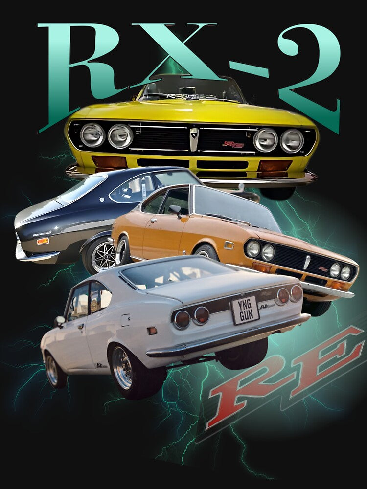 Mazda RX-2 Capella Vintage Design by car-cartoons
