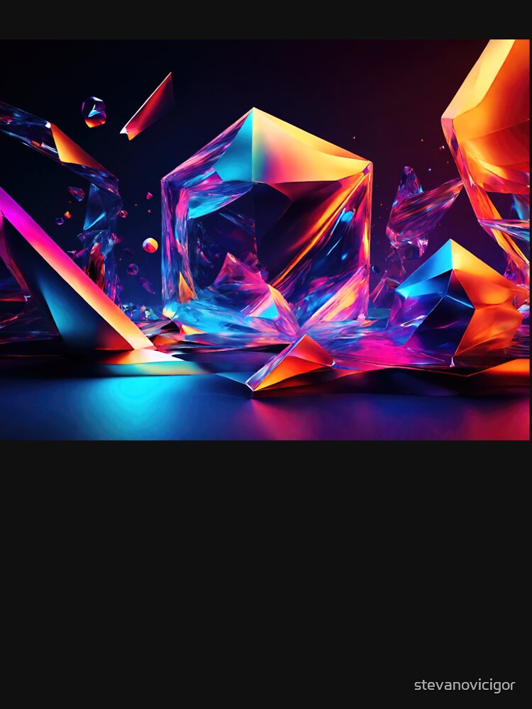 Holographic abstract background by stevanovicigor