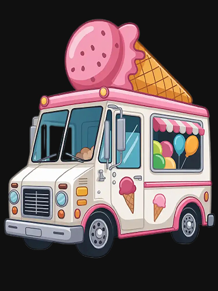 Nostalgic Ice Cream Truck Summer Adventure Lover by mandiana