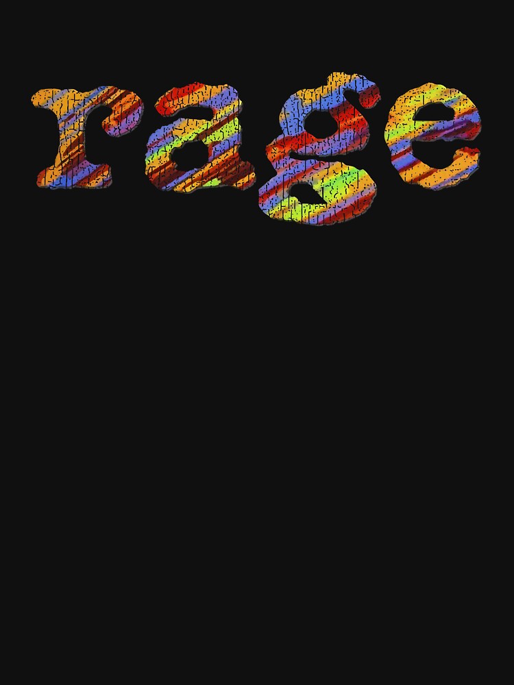 Rage Vintage Distressed Tee by edrotravieso