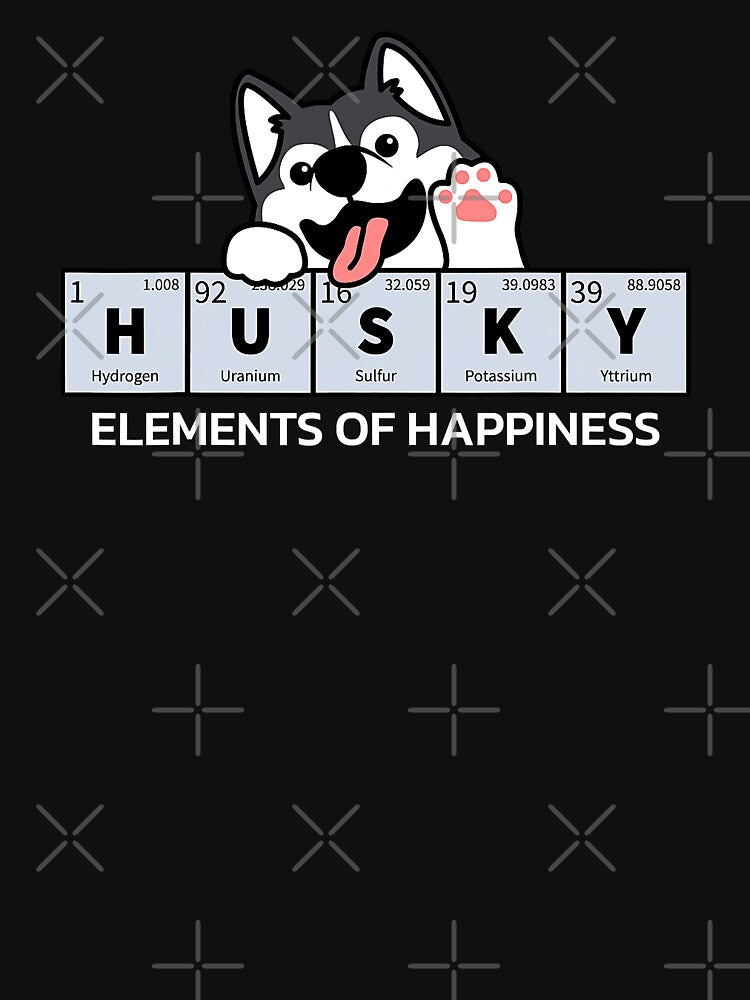 Funny Siberian Husky Elements Husky Mom Husky Dad by PerkinsAarav