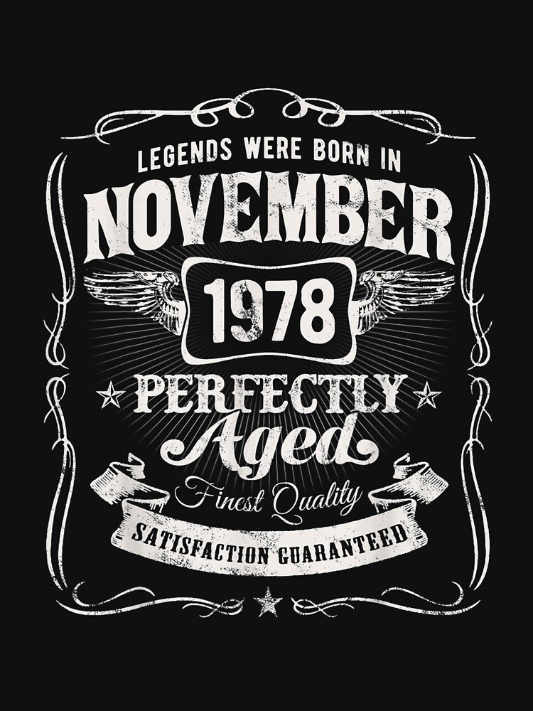Legends Were Born In November 1978 Shirt 41st Birthday Gift by patriciaa12