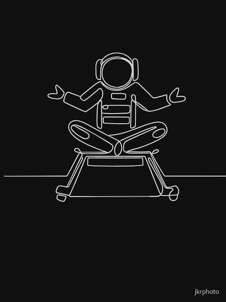 Chair Yoga astronaut by jkrphoto