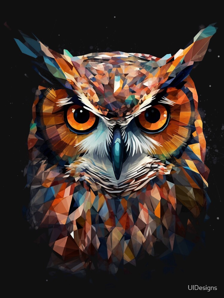 Polygonal Owl Head by UlDesigns