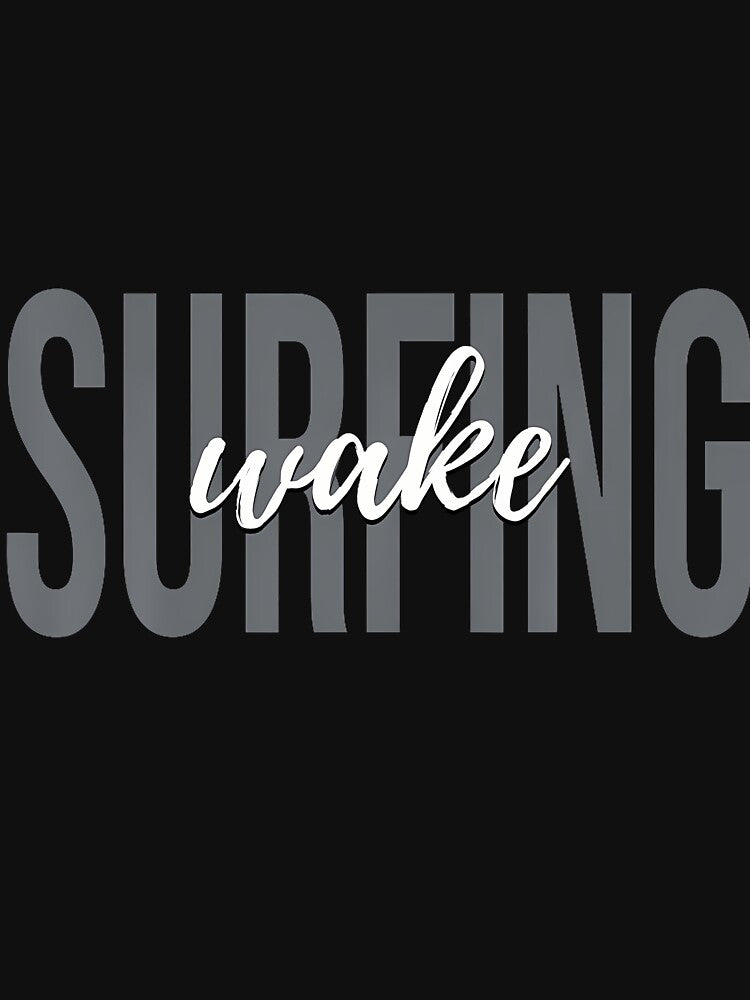 Wake Surfing Wakesurf Wake Surfer Surfing Boat by KristinTara