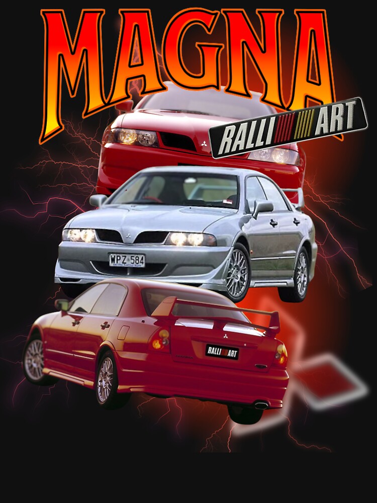 Mitsubishi TJ Magna Ralliart Vintage Design by car-cartoons