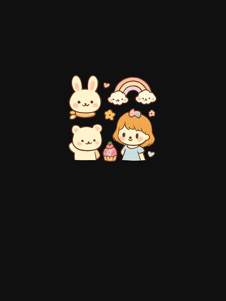 Cute Kawaii Characters Collection by yanisdnz