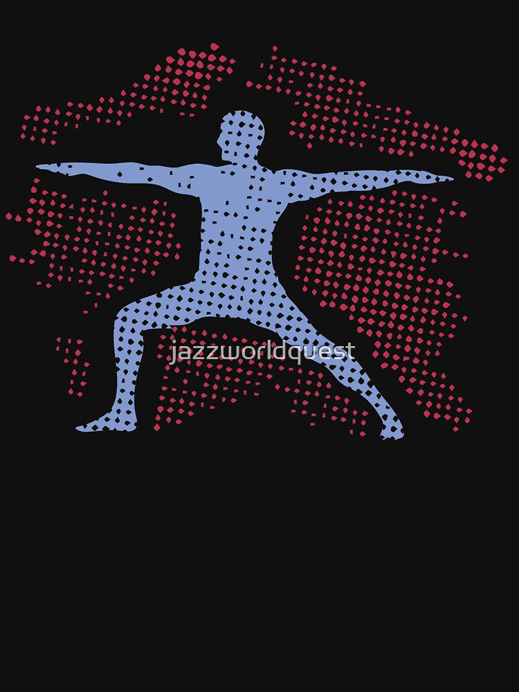 Modern Concept Yoga Pose Character by jazzworldquest