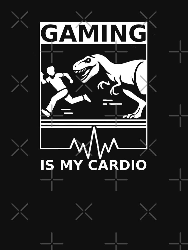 Gaming is My Cardio - Dino Escape Design by GameLoreGifts