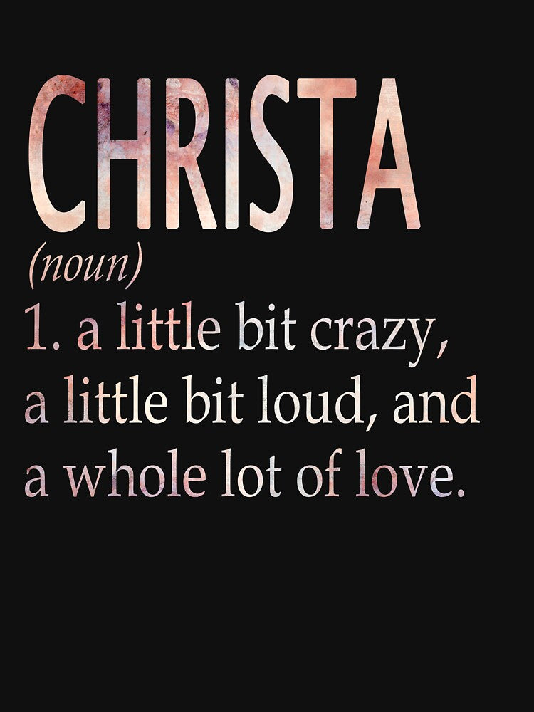 Christa Girl Name Definition by Reggiewaz