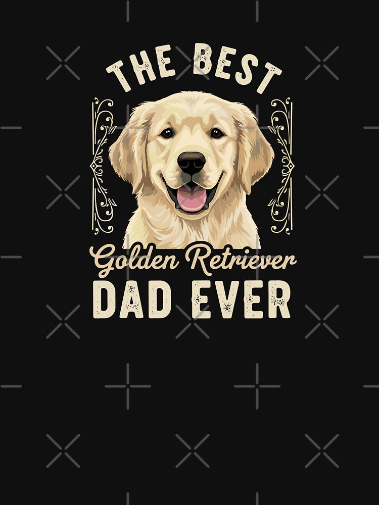 The Best Golden Retriever Dad Ever Golden Retriever Owner Dog Father by PopStars1993
