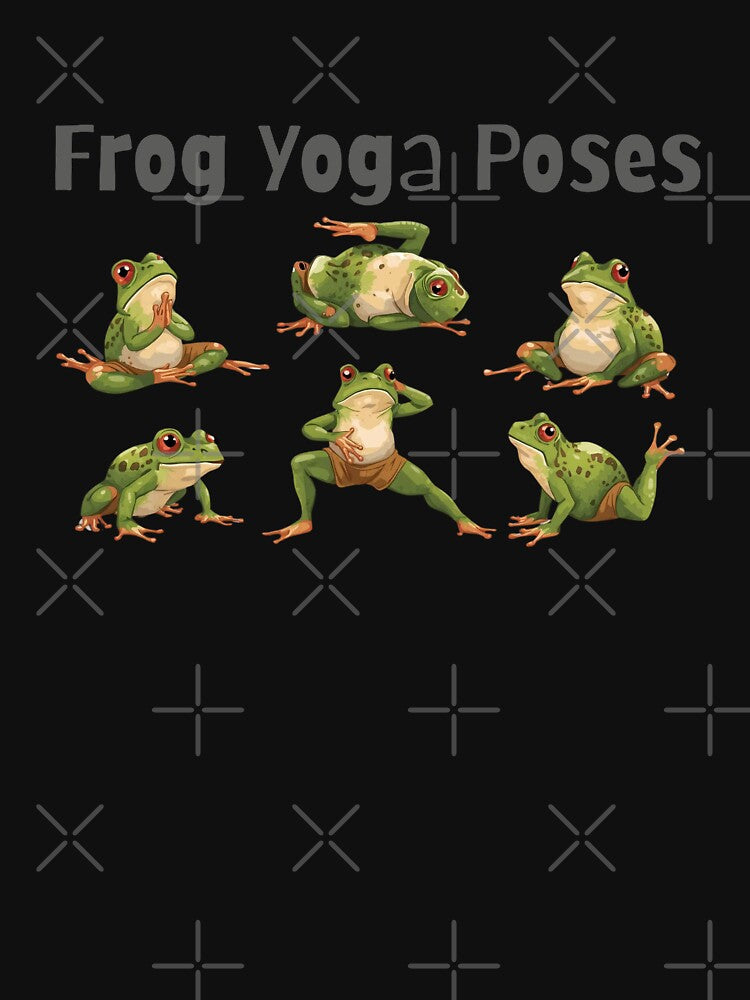 Frog Yoga Poses by PeacockShop2