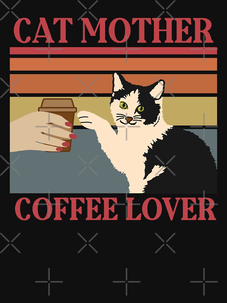Cat mother coffe lover- cute kitty mom by looklock