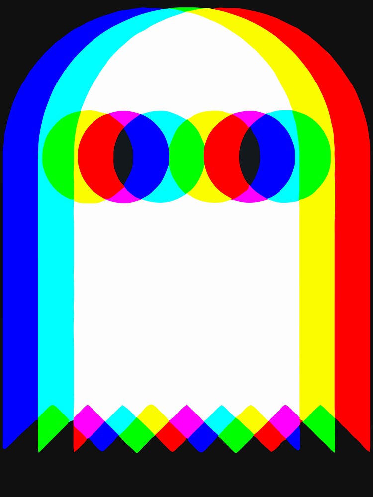 Retro Arcade Pixel Ghost by Angry Swan Designs