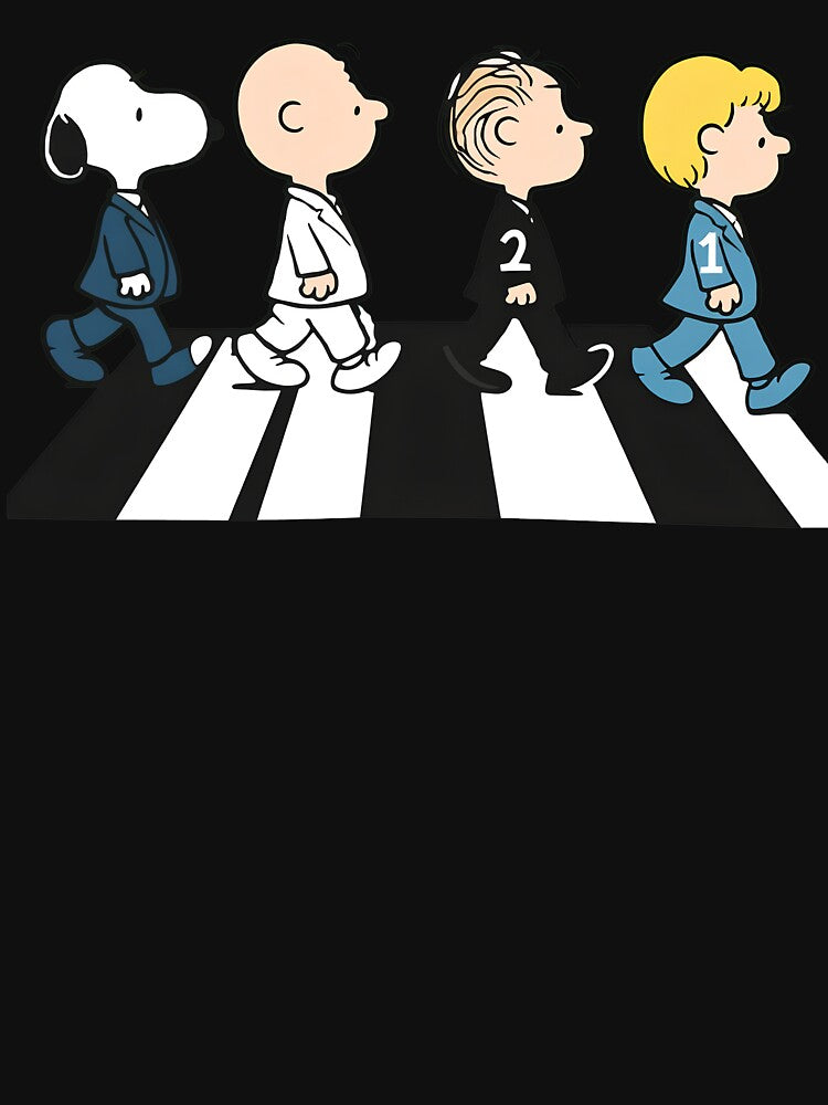 Peanuts Gang Abbey Road Walk by AdrianMis