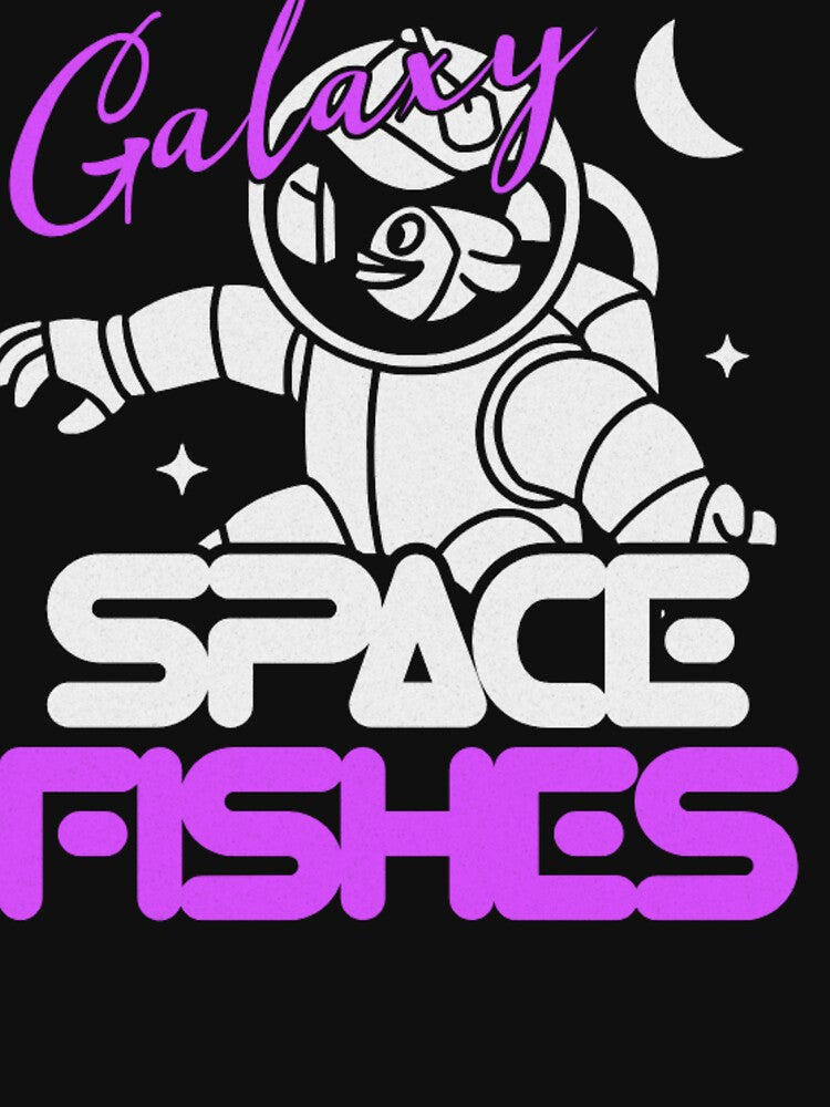 Galaxy Space Fishes - Retro Astronaut Fish Aesthetic by GenZFashion000