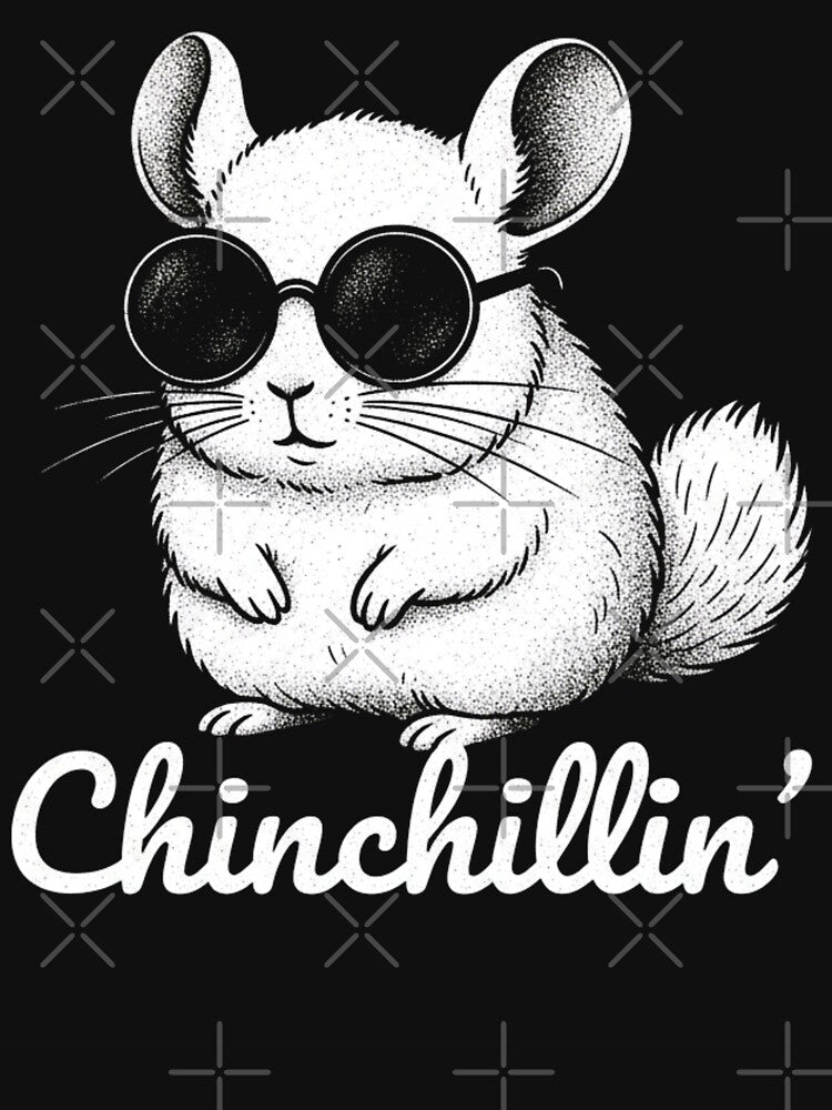 Chinchillin’ Shirt – Funny Chinchilla Lover Gift by Alexis Art Collection