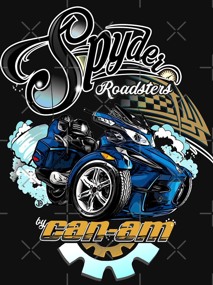 Can-Am Spyder Roadsters Retro Logo by Julio Aburto