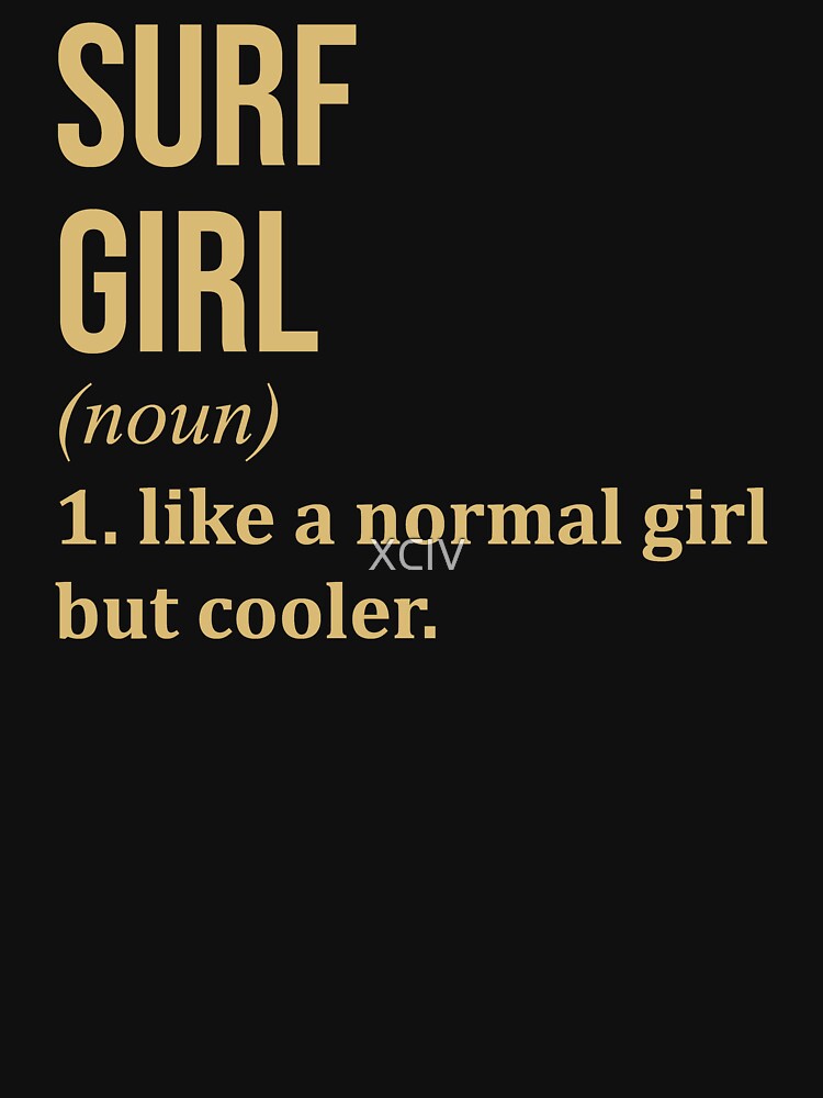 Surf Girl Definition in Gold by XCIV