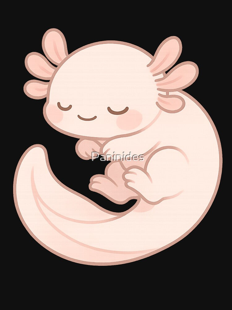 Sleepy Axolotl by Paninides