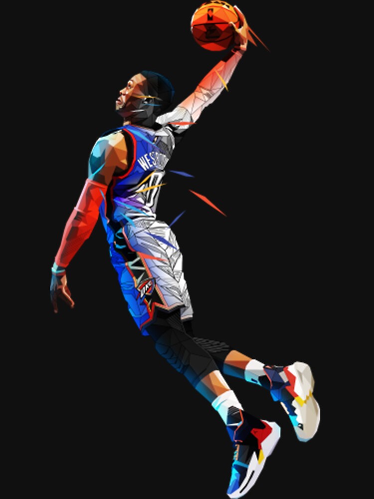 Russell Westbrook Baskeball by ussonfewell